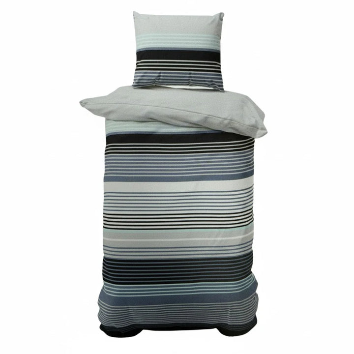 Parure de lit Bleu 1 place 150x215cm / 50x70cm