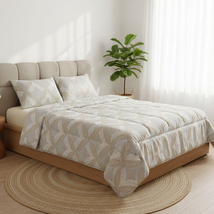 Couvre lit 235x235cm + 2 Taies d'oreiller 50x70cm