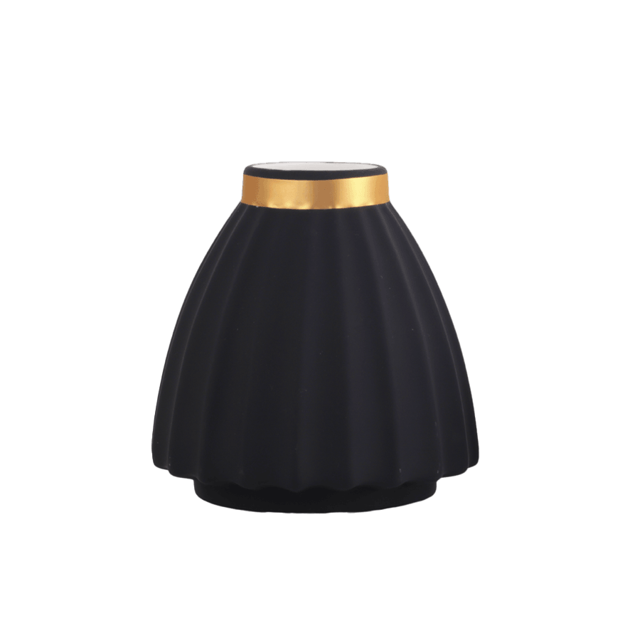 Vase noir 16cm - Saga Cuisine