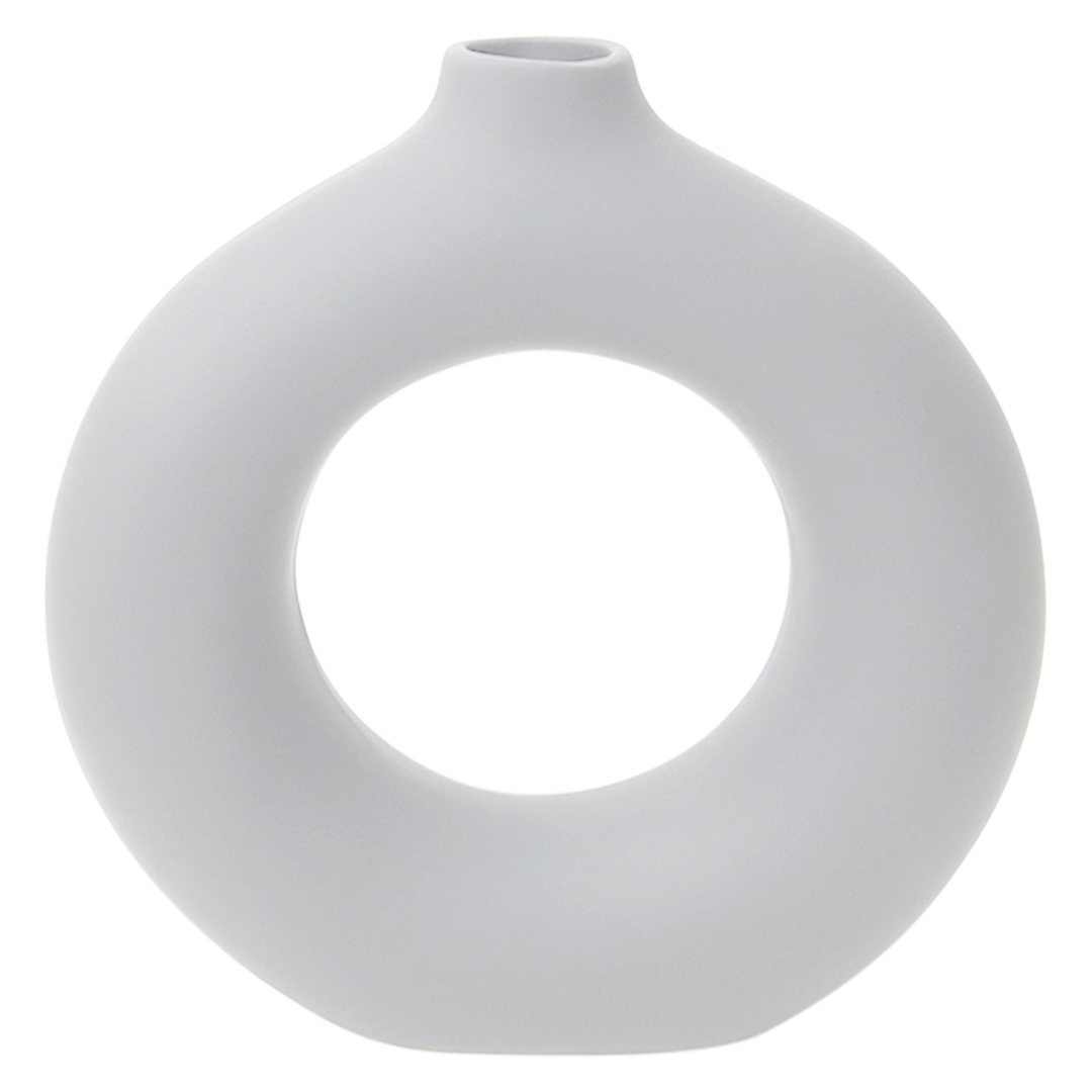 Vase en céramique blanc 23cm