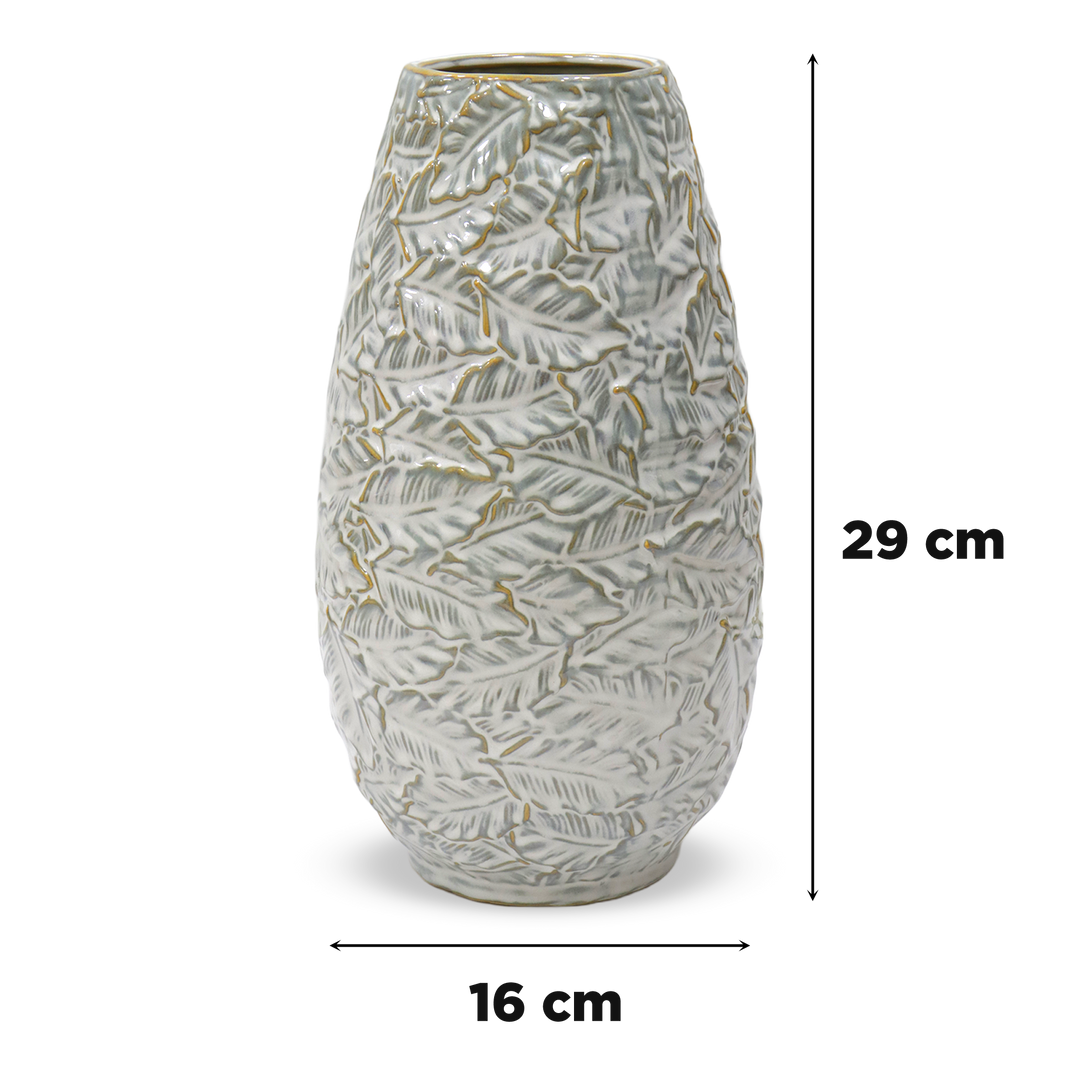 Set 2 vases en céramique 19cm + 29cm