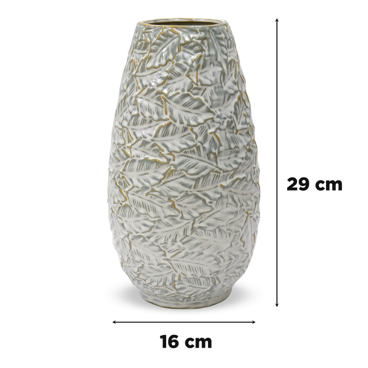 Set 2 vases en céramique 19cm + 29cm