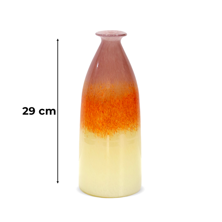 Vase décoratif en verre 29x12cm