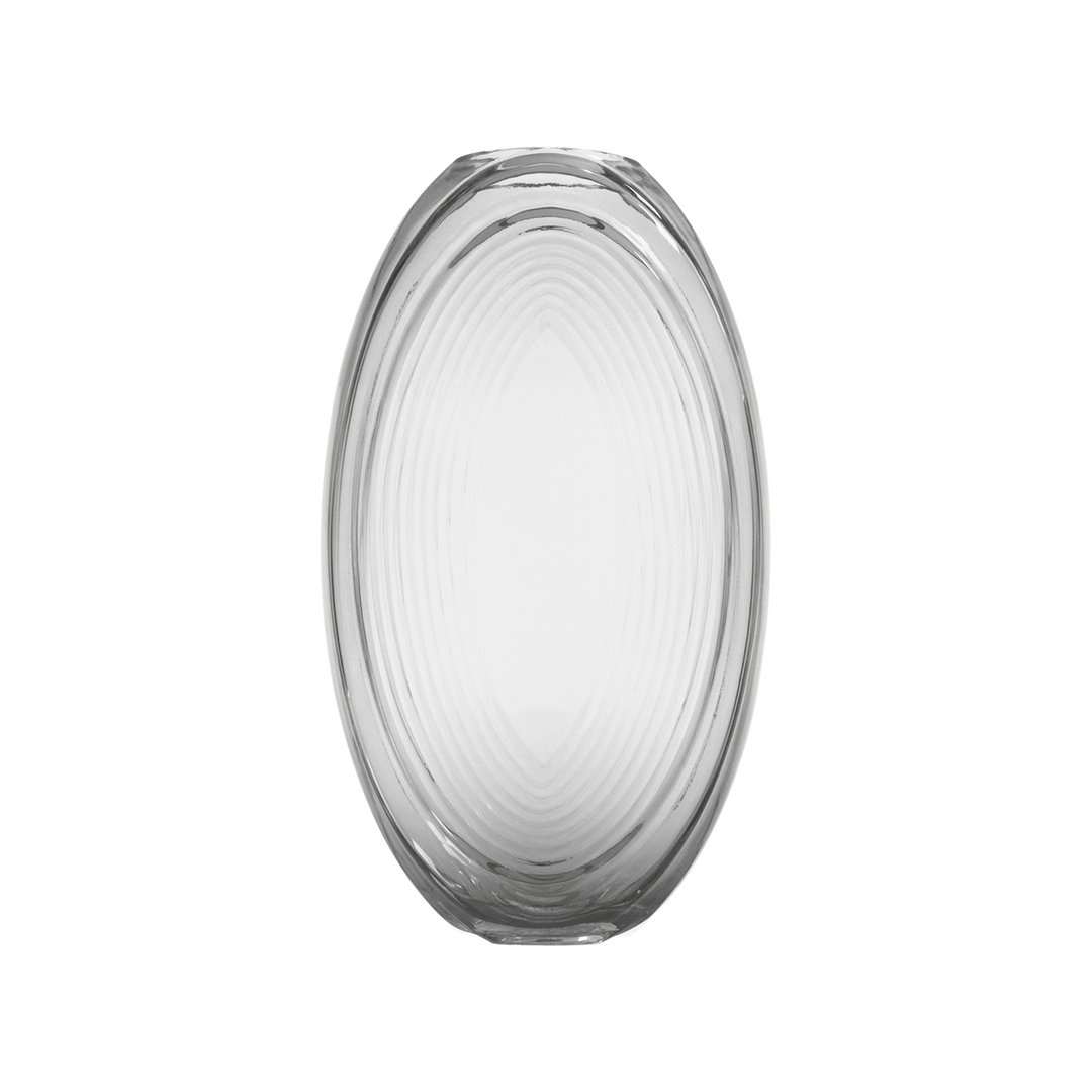 Vase en verre transparent 14x8x25cm