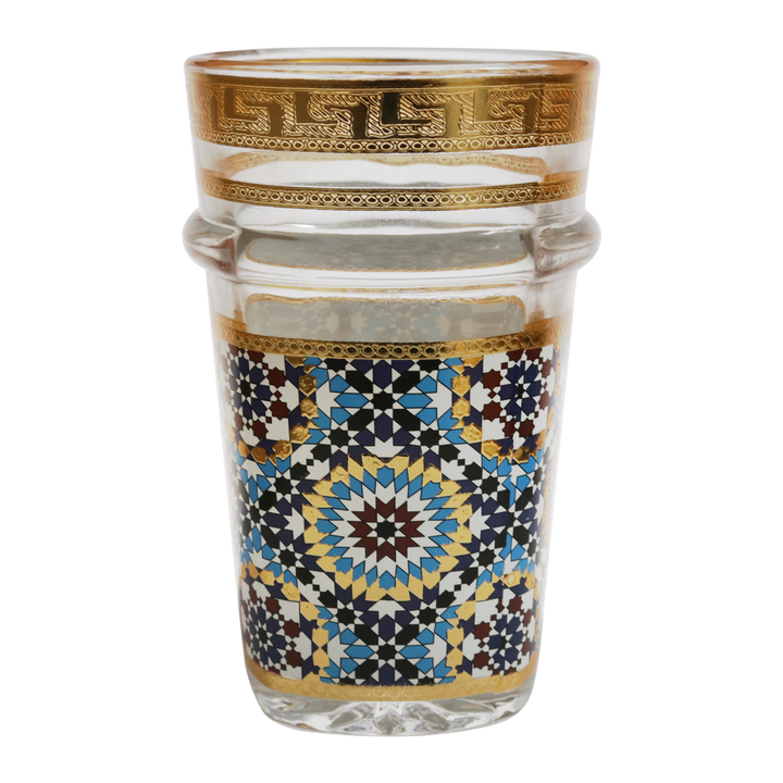 12 verres à thé zellij marocain