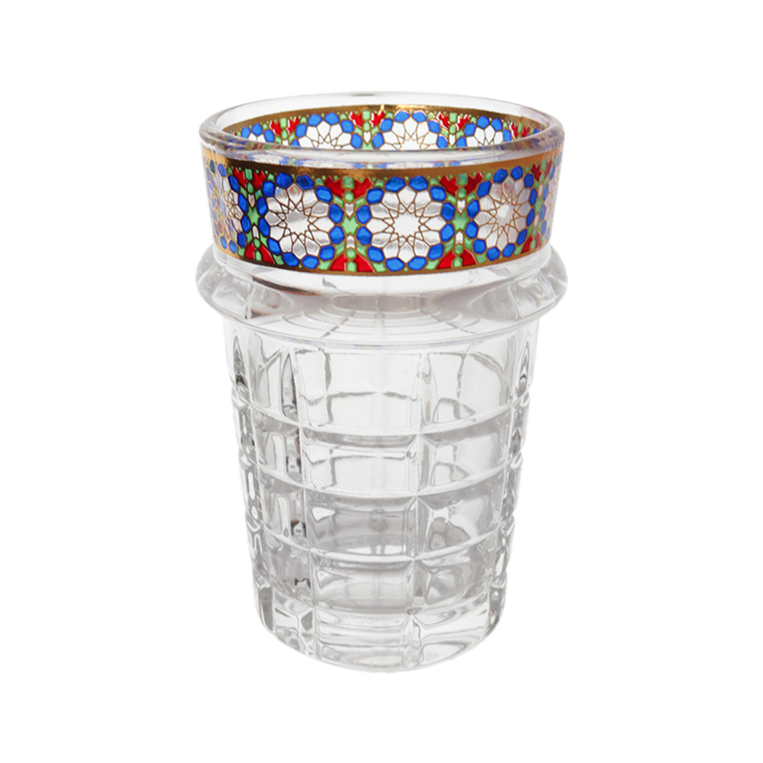 12 verres à thé Zellij marocain