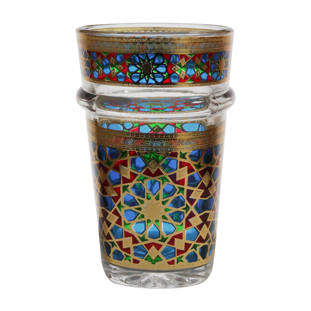 12 verres à thé zellij marocain