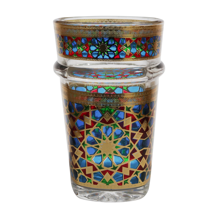 12 verres à thé zellij marocain