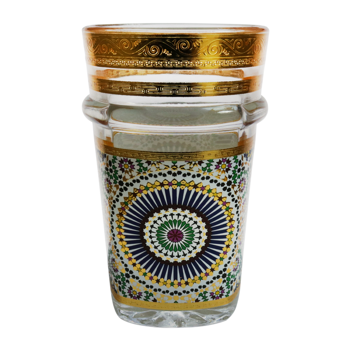 12 verres à thé zellij marocain