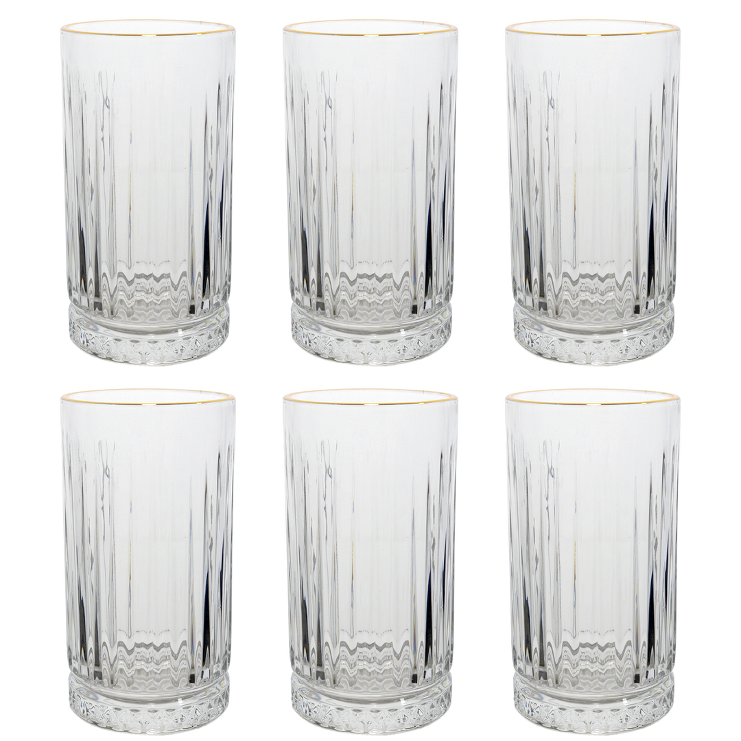 6 verres à eau/jus 445ML