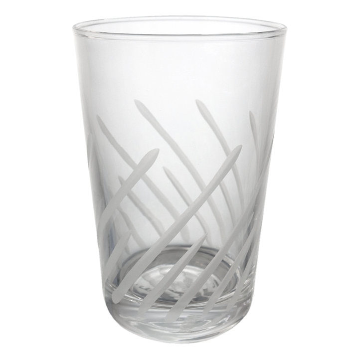 Set 6 verres à thé gravés