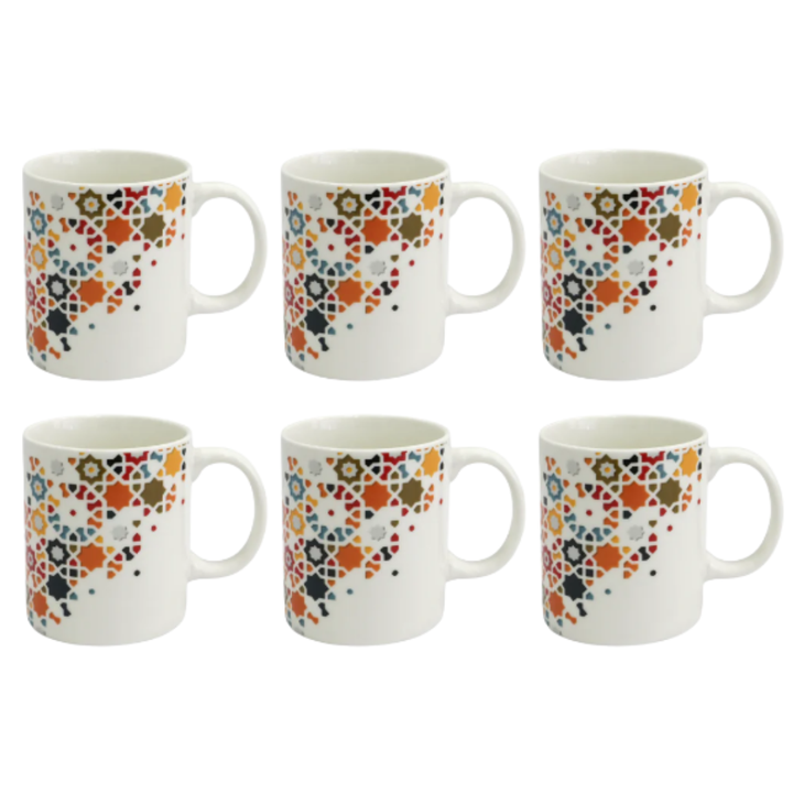 Set 6 mugs en céramique 340ML