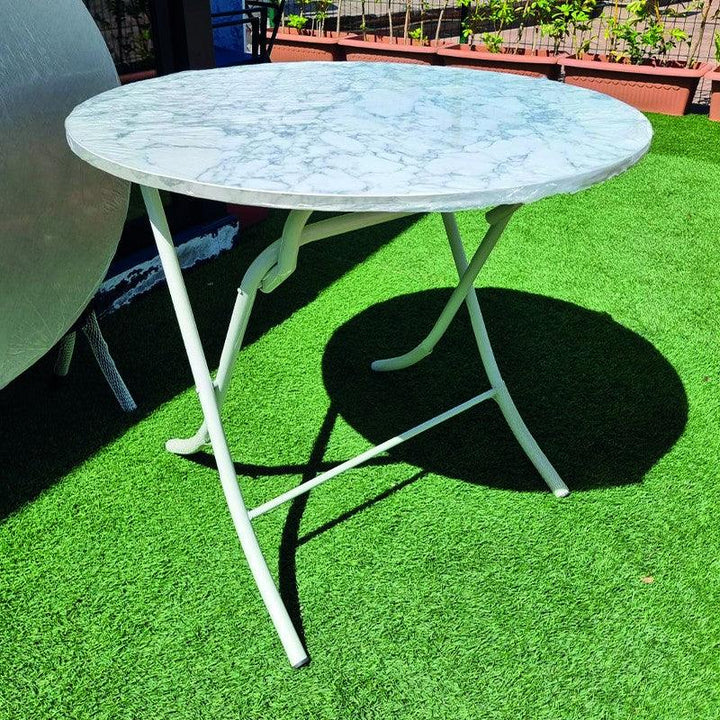 Table pliable ronde 90cm - Saga Cuisine